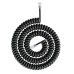 Coiled Retractable 4P4C RJ9 Landline Telephone Cord