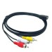 USB (Type A Female) to RCA cable / USB 2.0 A Male to 3 RCA Female Jack Audio Video AV Composite Adapter USB (Type A Female) to RCA cable / USB 2.0 A Male to 3 RCA Female Jack Audio Video AV Composite Adapter