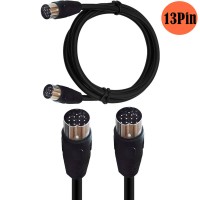 DIN 13-Pin Male to DIN 13-Pin Male Professional Controller Interface Audio Cable DIN 13-Pin Male to DIN 13-Pin Male Professional Controller Interface Audio Cable