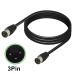 DIN 3-Pin Male to DIN 3-Pin Male Professional Controller Interface Audio Cable DIN 3-Pin Male to DIN 3-Pin Male Professional Controller Interface Audio Cable