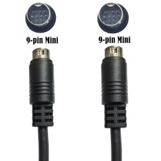 S-Video Mini DIN 9PIN (Separate Video) male to male cable