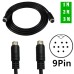 S-Video Mini DIN 9PIN (Separate Video) male to male cable