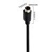 S-Video Mini DIN 4PIN (Separate Video) male to S-Video male cable S-Video Mini DIN 4PIN (Separate Video) male to S-Video male cable