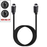S-Video Mini DIN 5PIN (Separate Video) male to S-Video male cable S-Video Mini DIN 5PIN (Separate Video) male to S-Video male cable