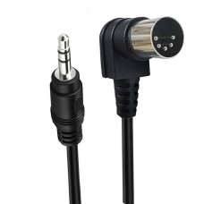 MIDI 5-Pin Din Male to 3.5mm (1/8 Inch) Male TRS Stereo Audio Cable MIDI 5-Pin Din Male to 3.5mm (1/8 Inch) Male TRS Stereo Audio Cable
