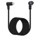 Right-Angle S-Video Mini DIN 5PIN (Separate Video) male to Straight S-Video male cable Right-Angle S-Video Mini DIN 5PIN (Separate Video) male to Straight S-Video male cable