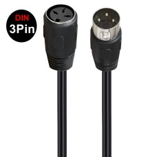 3 Pin DIN Male Plug to 3 Pin DIN Female Cable 3 Pin DIN Male Plug to 3 Pin DIN Female Cable