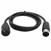 4 Pin DIN Male Plug to 4 Pin DIN Female Cable