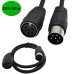 6 Pin DIN Male Plug to 6 Pin DIN Female Cable 6 Pin DIN Male Plug to 6 Pin DIN Female Cable