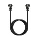 Dual 90 Degree Right Angle S-Video 6PIN (Separate Video) male to male cable Dual 90 Degree Right Angle S-Video 6PIN (Separate Video) male to male cable