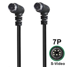 Dual 90 Degree Right Angle S-Video 7PIN (Separate Video) male to male cable Dual 90 Degree Right Angle S-Video 7PIN (Separate Video) male to male cable