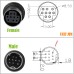 Dual 90 Degree Right Angle S-Video 9PIN (Separate Video) male to male cable Dual 90 Degree Right Angle S-Video 9PIN (Separate Video) male to male cable