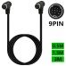 Dual 90 Degree Right Angle S-Video 9PIN (Separate Video) male to male cable Dual 90 Degree Right Angle S-Video 9PIN (Separate Video) male to male cable