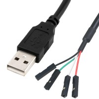 USB 2.0 A male to USB 4 Pin Dupont Motherboard Header Adapter USB 2.0 A male to USB 4 Pin Dupont Motherboard Header Adapter