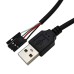 USB 2.0 A male to USB 4 Pin Dupont Motherboard Header Adapter USB 2.0 A male to USB 4 Pin Dupont Motherboard Header Adapter