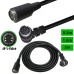 90 Degree Right Angle male to Straight Female 4PIN S-Video (Separate Video) Cable 90 Degree Right Angle male to Straight Female 4PIN S-Video (Separate Video) Cable