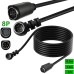 90 Degree Right Angle male to Straight Female 8PIN S-Video (Separate Video) Cable 90 Degree Right Angle male to Straight Female 8PIN S-Video (Separate Video) Cable