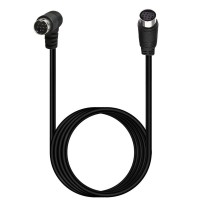 90 Degree Right Angle male to Straight Female 9PIN S-Video (Separate Video) Cable 90 Degree Right Angle male to Straight Female 9PIN S-Video (Separate Video) Cable