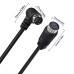 90 Degree Right Angle male to Straight Female 9PIN S-Video (Separate Video) Cable 90 Degree Right Angle male to Straight Female 9PIN S-Video (Separate Video) Cable