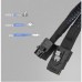 12G Internal Mini SAS HD SFF-8643 to SFF-8087 Cable 12G Internal Mini SAS HD SFF-8643 to SFF-8087 Cable