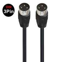 3 Pin DIN Male Plug to 3 Pin DIN Male Signal Transmission Cable 3 Pin DIN Male Plug to 3 Pin DIN Male Signal Transmission Cable