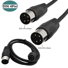 4 Pin DIN Male Plug to 4 Pin DIN Male Signal Transmission Cable 4 Pin DIN Male Plug to 4 Pin DIN Male Signal Transmission Cable