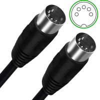 5 Pin DIN Male Plug to 5 Pin DIN Male Signal Transmission Cable 5 Pin DIN Male Plug to 5 Pin DIN Male Signal Transmission Cable