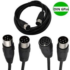 6 Pin DIN Male Plug to 6 Pin DIN Male Signal Transmission Cable 6 Pin DIN Male Plug to 6 Pin DIN Male Signal Transmission Cable
