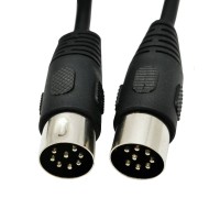 8 Pin DIN Male Plug to 8 Pin DIN Male Signal Transmission Cable 8 Pin DIN Male Plug to 8 Pin DIN Male Signal Transmission Cable