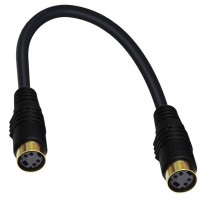 Mini DIN S-Video (Separate Video) 4PIN female to female cable Mini DIN S-Video (Separate Video) 4PIN female to female cable