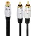 Short RCA female jack to 2 RCA male plug Stereo adapter cable Short RCA female jack to 2 RCA male plug Stereo adapter cable