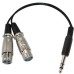 1/4" 6.35mm Stereo Plug To 3 Pin XLR Female*2 Microphone Mic Audio Cable 1/4" 6.35mm Stereo Plug To 3 Pin XLR Female*2 Microphone Mic Audio Cable