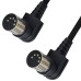 Right Angle 5 Pin DIN Male Plug to Right Angle 5 Pin DIN Male Signal Transmission Cable Right Angle 5 Pin DIN Male Plug to Right Angle 5 Pin DIN Male Signal Transmission Cable
