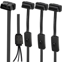 1 Male to 3 Female OBD2 OBDII Car Diagnostic Extension Cable with On/Off Switch 1 Male to 3 Female OBD2 OBDII Car Diagnostic Extension Cable with On/Off Switch