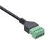 USB 2.0 Micro Plug to 5 Pin / Way Terminal Block, Pluggable Type Adaptor Cable USB 2.0 Micro Plug to 5 Pin / Way Terminal Block, Pluggable Type Adaptor Cable