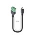 USB 2.0 Micro Plug to 5 Pin / Way Terminal Block, Pluggable Type Adaptor Cable USB 2.0 Micro Plug to 5 Pin / Way Terminal Block, Pluggable Type Adaptor Cable
