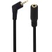 4 Pole TRRS 2.5mm 90 Degree Right Angle Audio Cable Male to 4 Pole TRRS 3.5mm Female Aux Stereo Audio Cable 4 Pole TRRS 2.5mm 90 Degree Right Angle Audio Cable Male to 4 Pole TRRS 3.5mm Female Aux Stereo Audio Cable