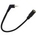 4 Pole TRRS 2.5mm 90 Degree Right Angle Audio Cable Male to 4 Pole TRRS 3.5mm Female Aux Stereo Audio Cable 4 Pole TRRS 2.5mm 90 Degree Right Angle Audio Cable Male to 4 Pole TRRS 3.5mm Female Aux Stereo Audio Cable