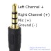 4 Pole TRRS 2.5mm 90 Degree Right Angle Audio Cable Male to 4 Pole TRRS 3.5mm Female Aux Stereo Audio Cable 4 Pole TRRS 2.5mm 90 Degree Right Angle Audio Cable Male to 4 Pole TRRS 3.5mm Female Aux Stereo Audio Cable