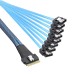 Slimline SAS 4.0 SFF-8654 8i 74Pin Host Raid to 8x SATA 7-Pin Fanout Splitter Cable Slimline SAS 4.0 SFF-8654 8i 74Pin Host Raid to 8x SATA 7-Pin Fanout Splitter Cable