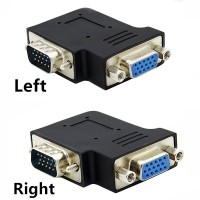 Left-Angled / Right-Angled HDB15 / D-Sub / DSUB / D-Subminiature 15 PIN male to female Converter / Adapter Left-Angled / Right-Angled HDB15 / D-Sub / DSUB / D-Subminiature 15 PIN male to female Converter / Adapter