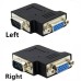 Left-Angled / Right-Angled HDB15 / D-Sub / DSUB / D-Subminiature 15 PIN male to female Converter / Adapter Left-Angled / Right-Angled HDB15 / D-Sub / DSUB / D-Subminiature 15 PIN male to female Converter / Adapter