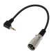 Right-Angle 3.5mm TRS to XLR Male Output Cable Right-Angle 3.5mm TRS to XLR Male Output Cable