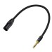 XLR Male to 1/4 Inch TS Mono Unbalanced Microphone Cable, 6.35mm to XLR Cable XLR Male to 1/4 Inch TS Mono Unbalanced Microphone Cable, 6.35mm to XLR Cable