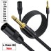 XLR Male to 1/4 Inch TS Mono Unbalanced Microphone Cable, 6.35mm to XLR Cable XLR Male to 1/4 Inch TS Mono Unbalanced Microphone Cable, 6.35mm to XLR Cable