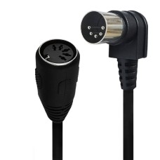 Right Angle Din 5 Pin Male to Female Splitter Cable | DIN 5Pin male to 5Pin Midi Cable Right Angle Din 5 Pin Male to Female Splitter Cable | DIN 5Pin male to 5Pin Midi Cable