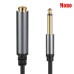 1/4" 6.35mm Mono TS male plug to female jack Audio Instrument cable for Guitar Audio Equipment