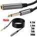 1/4" 6.35mm Mono TS male plug to female jack Audio Instrument cable for Guitar Audio Equipment