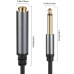1/4" 6.35mm Mono TS male plug to female jack Audio Instrument cable for Guitar Audio Equipment