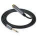 1/4" 6.35mm Mono TS male plug to female jack Audio Instrument cable for Guitar Audio Equipment